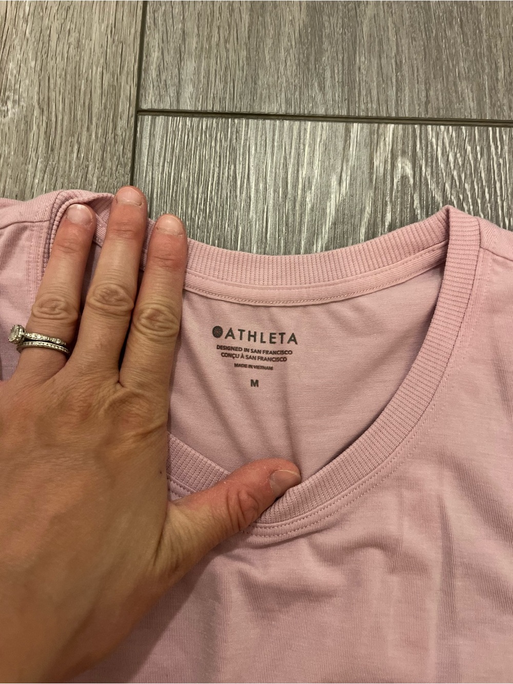 Athleta Side Synch Tank Too Dusty Rose Size Medium - Picture 5 of 7